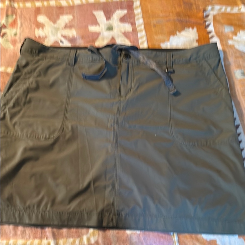 Olive Green Skort with Belt